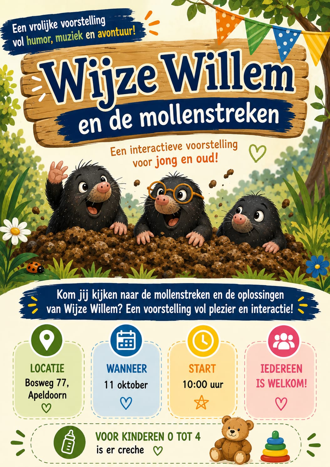 Wijze Willem en de mollenstreken